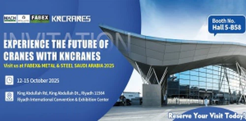 Kncranes us convida a assistir a Fabex & Metal & Steel Saudi Aràbia 2025
