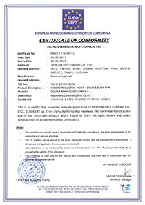 CE for double girder hoist CE for double girder hoist