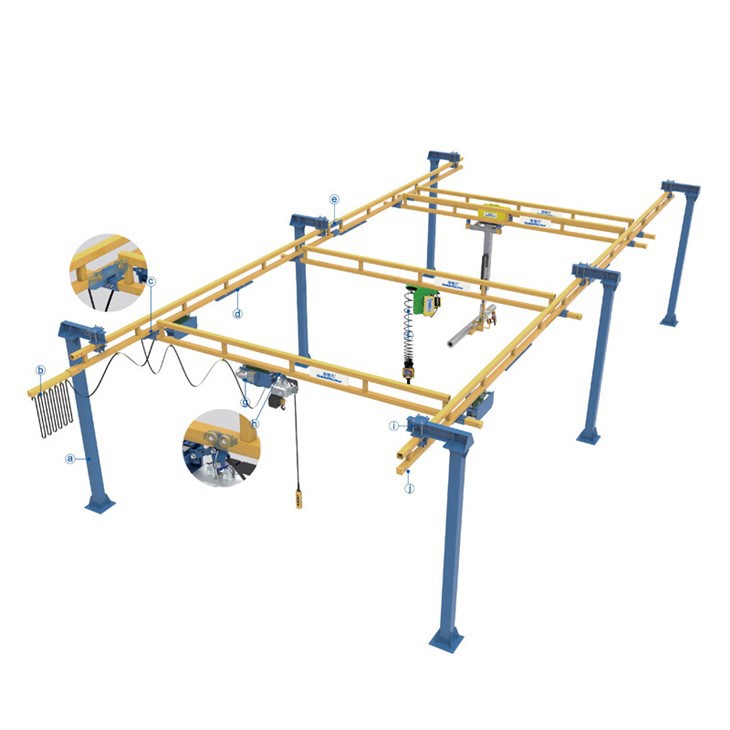 Grua monorail de suspensió