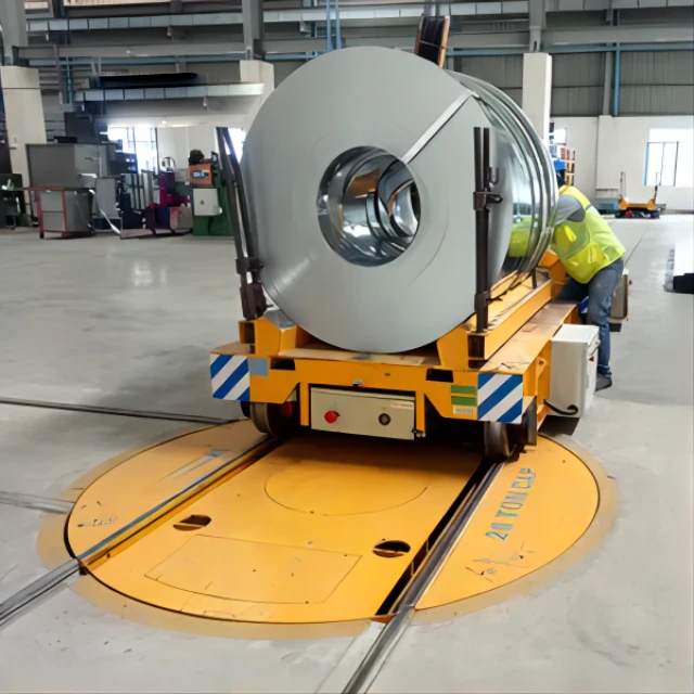 Carro de transferència giratori